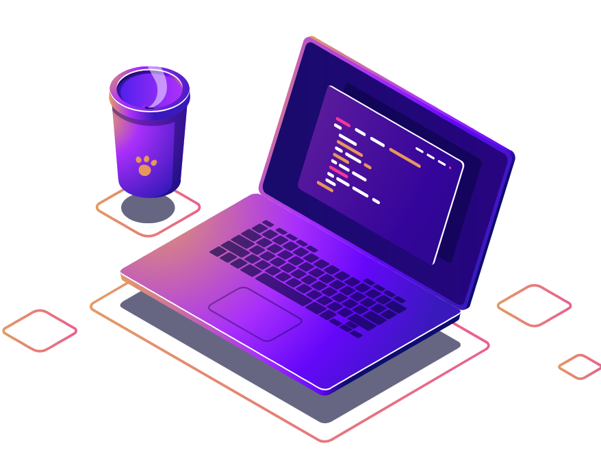 computer floating